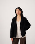 Luna Wrap Cardigan - Black