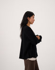 Luna Wrap Cardigan - Black