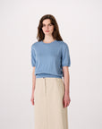 Pearl Top - Celeste Blue