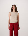 Posy Cotton Top - Creme