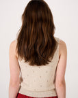 Posy Cotton Top - Creme