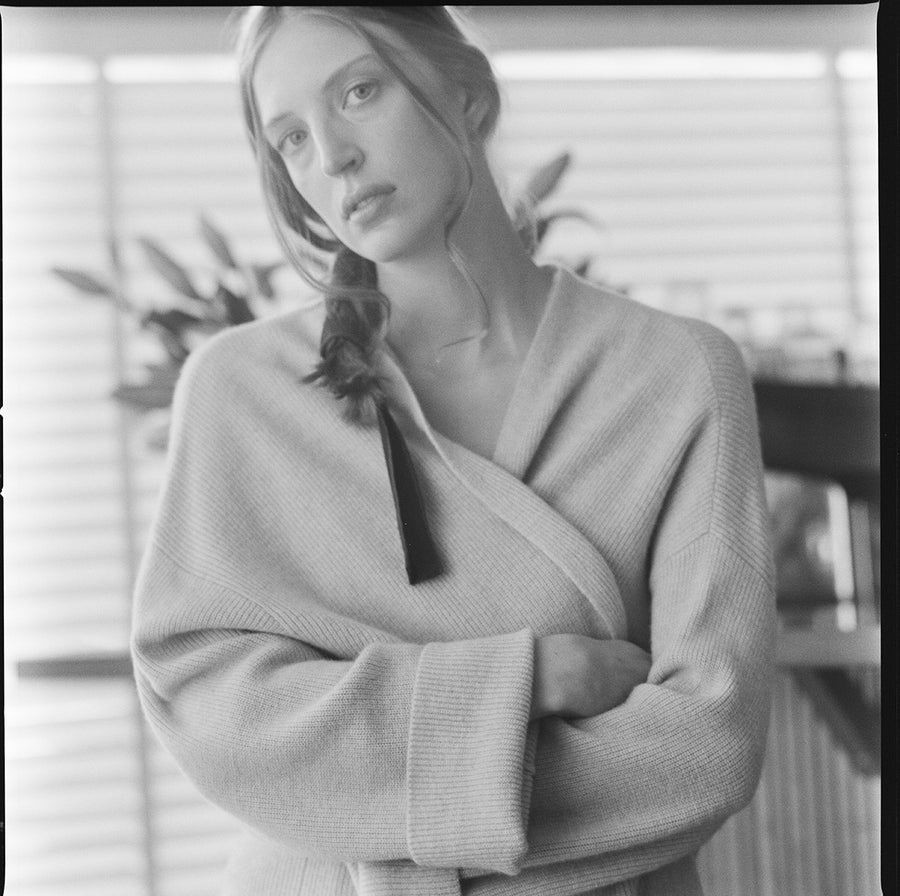 Luna Wrap Cardigan - Black