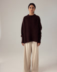 Campfire Raglan Knit - Cocoa