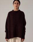 Campfire Raglan Knit - Cocoa