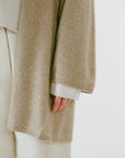 Cocoon Coat - Natural