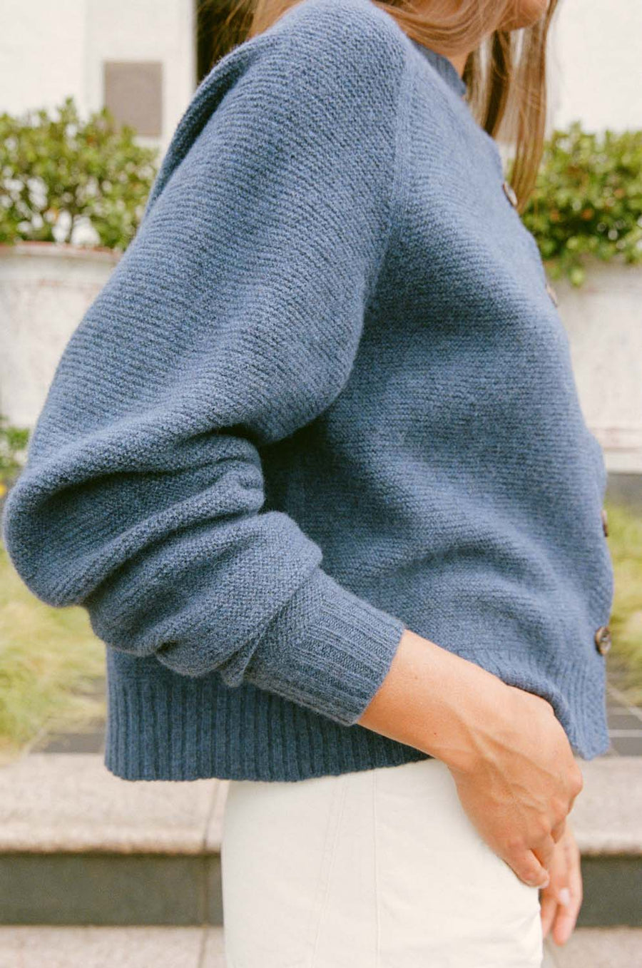 Loft Cardigan - Fiord Blue
