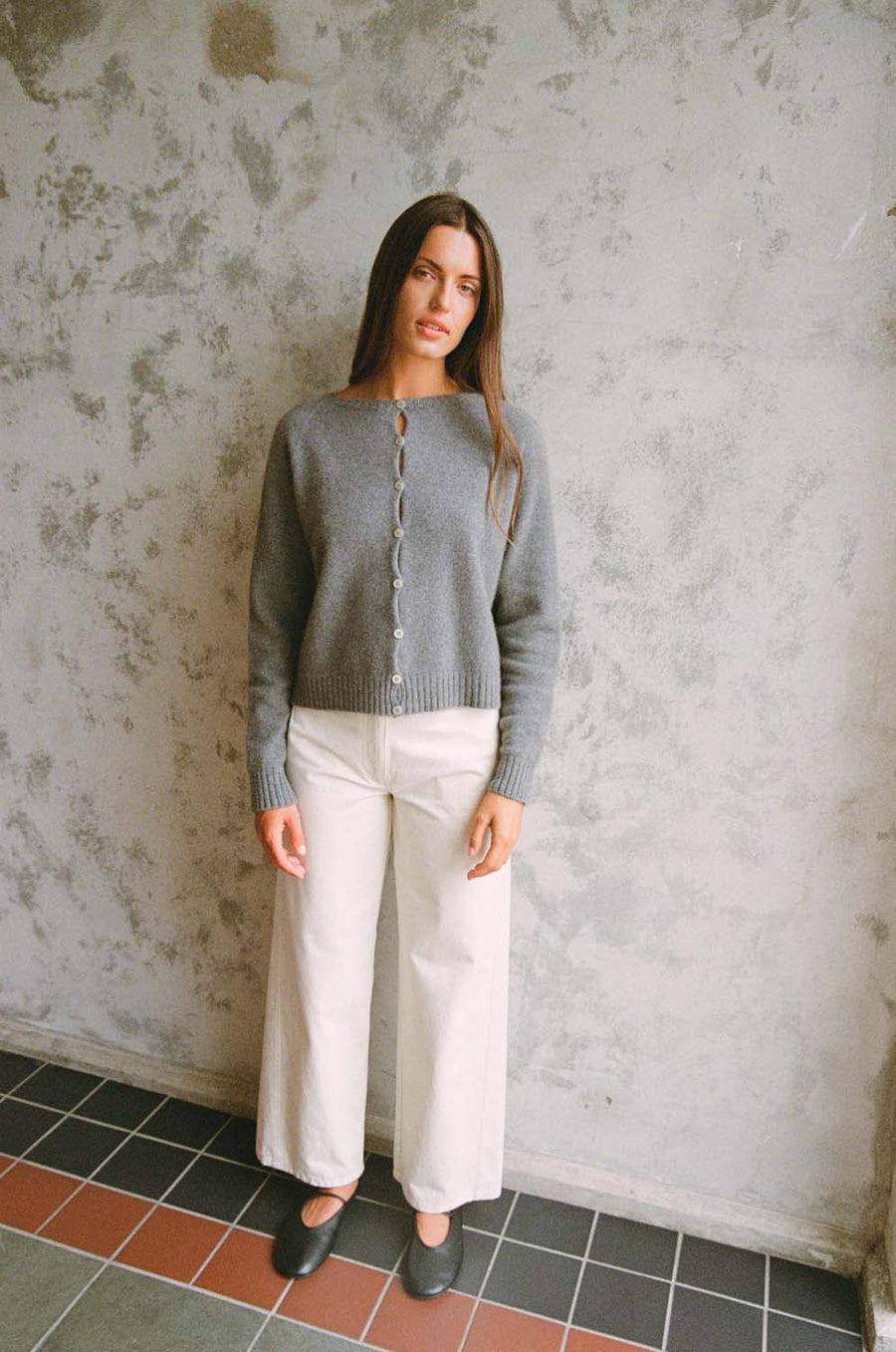 Dusk Cardigan - Granite