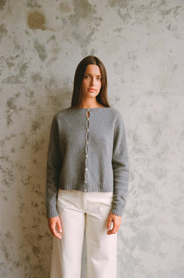 Dusk Cardigan - Granite