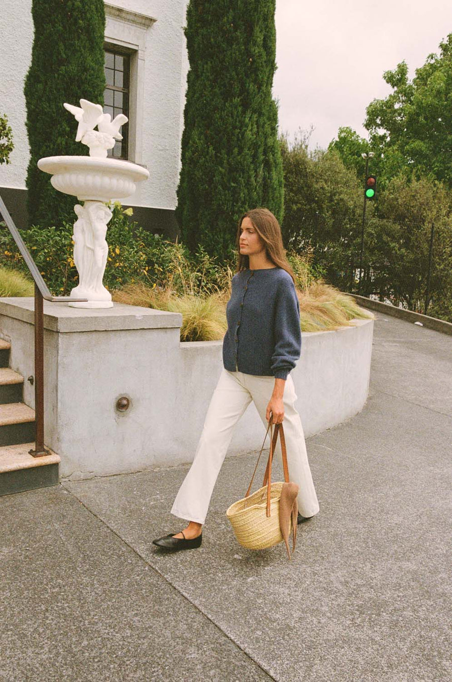 Loft Cardigan - Fiord Blue