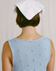 Posy Cotton Top - Sky Blue