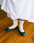 Yin & Yang Sock - Creme & Black Toe
