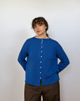 Doll's Reversible Cardigan - Azure (Second)