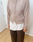 Fleur cardigan - Natural (Sample Colour)