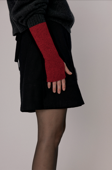 Fingerless Gloves - Poppy