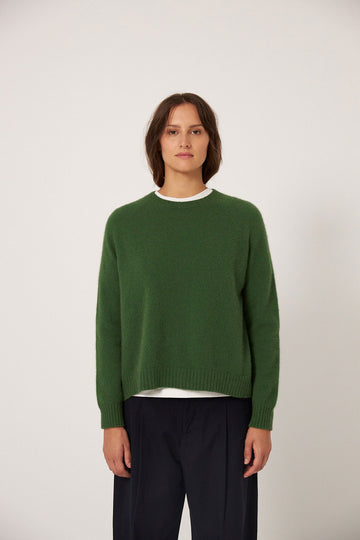 Nimbus Raglan Knit - Herb Green