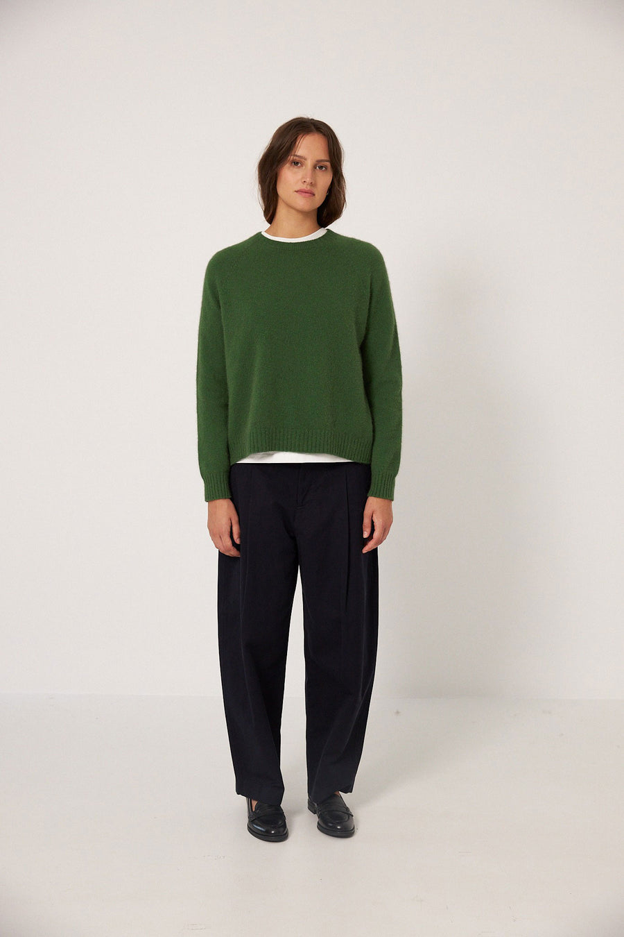 Nimbus Raglan Knit - Herb Green