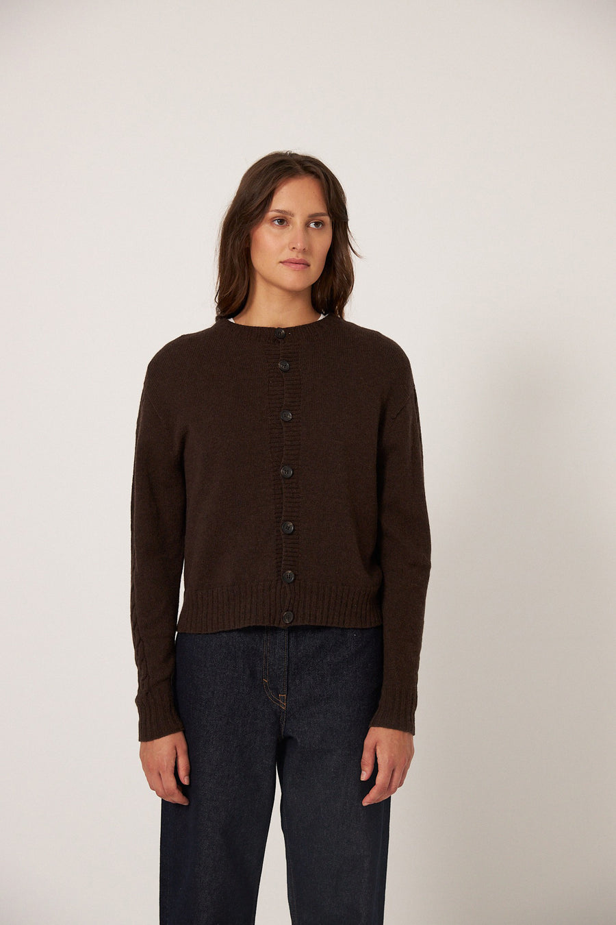 Kindred Cable Cardigan - Cocoa