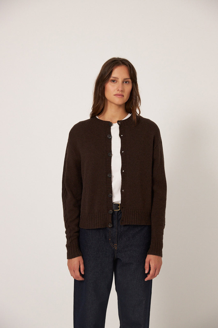 Kindred Cable Cardigan - Cocoa