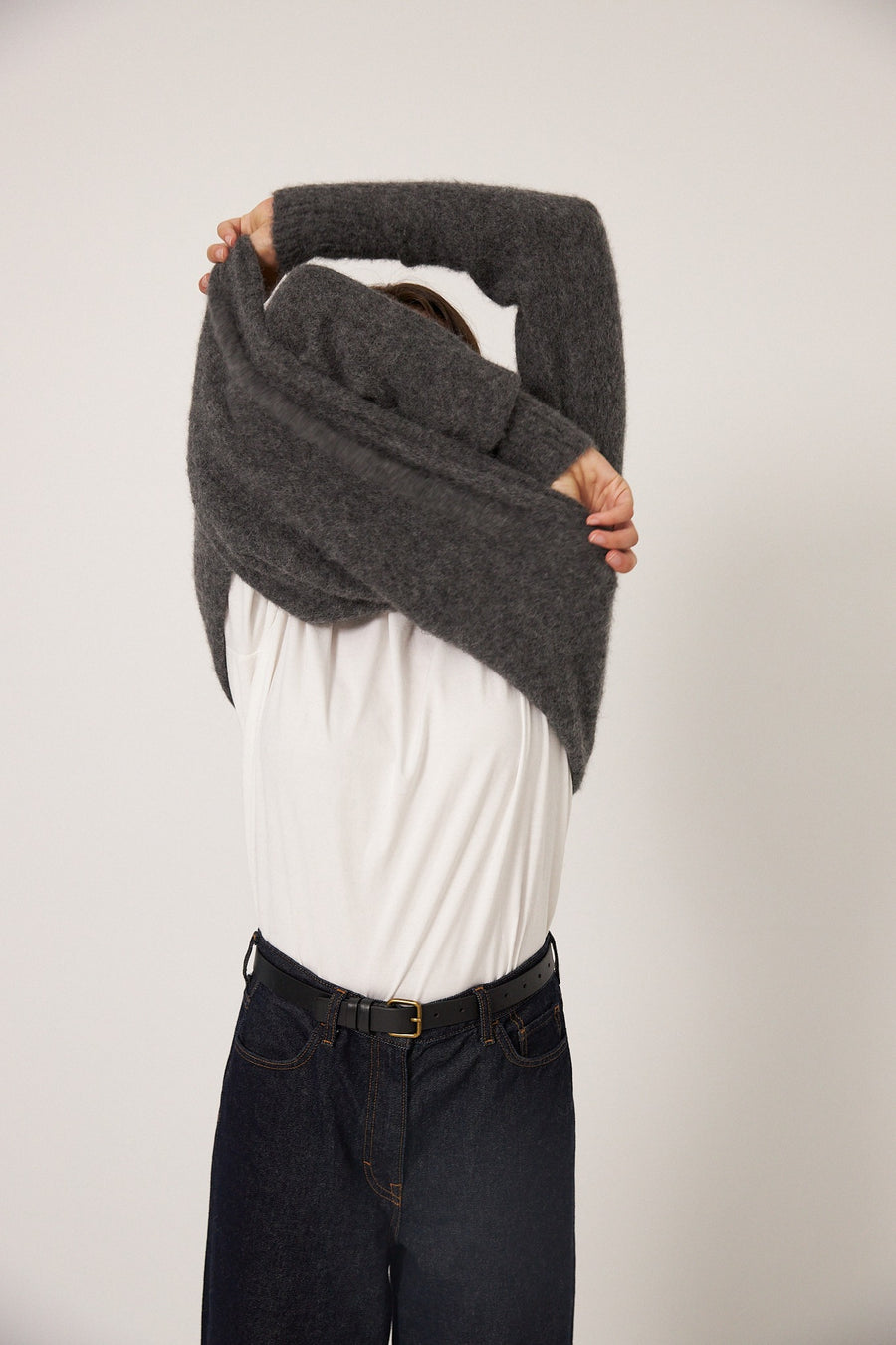 Campfire Raglan Knit - Shadow Grey