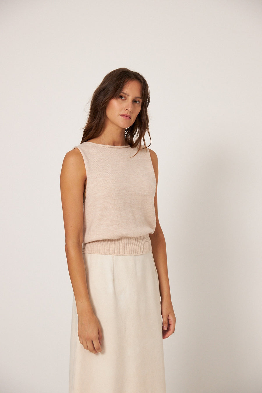 Star Vest - Creme