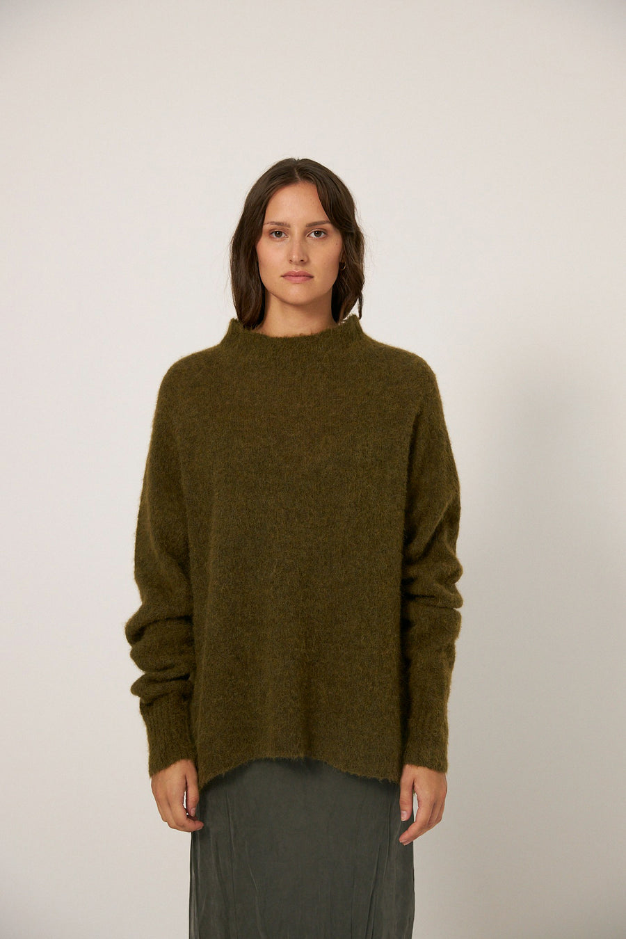 Campfire Raglan Knit - Moss
