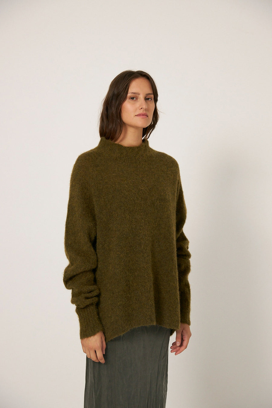 Campfire Raglan Knit - Moss