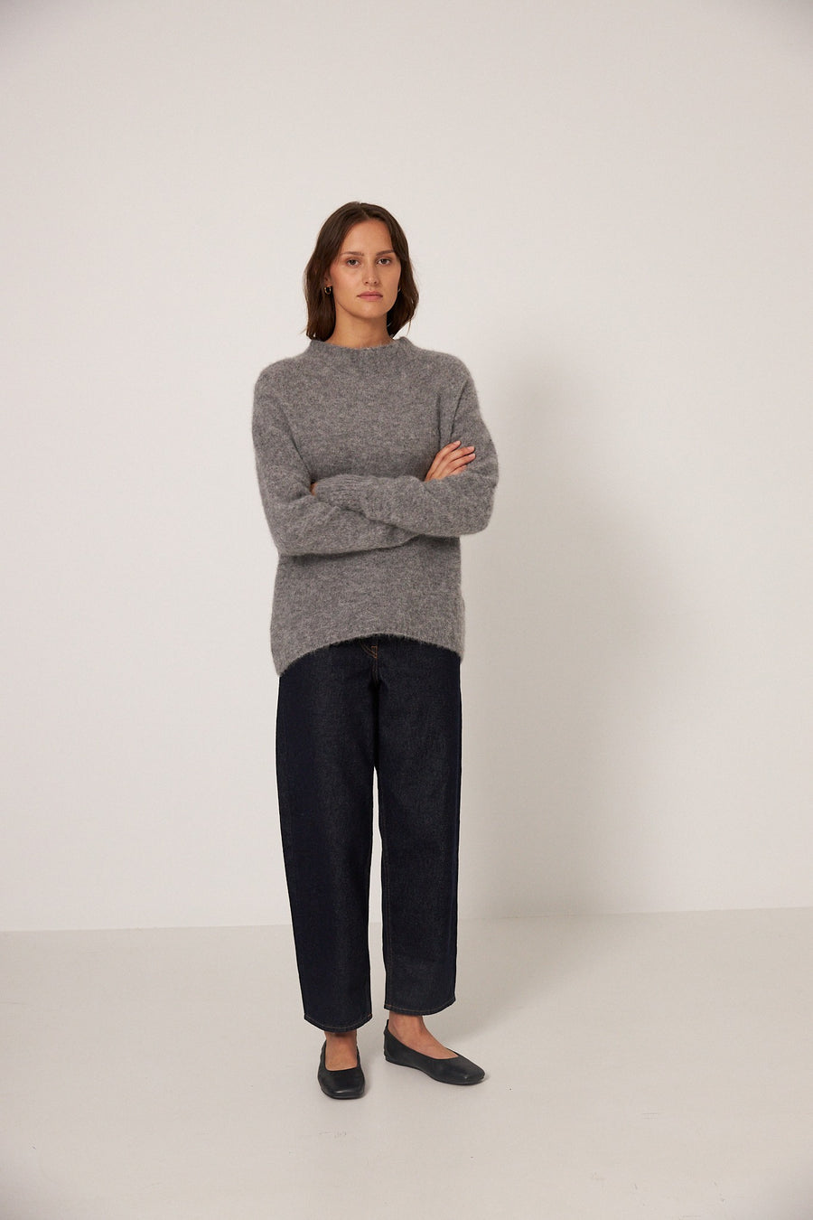 Campfire Raglan Knit - Granite
