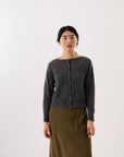 Fleur Cardigan - Shadow Grey
