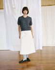 Cotton Beam Socks - Dove Blue / Sky Trim