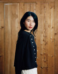 Heirloom Doll's Cardigan - Black