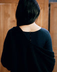 Cocoon Coat - Black