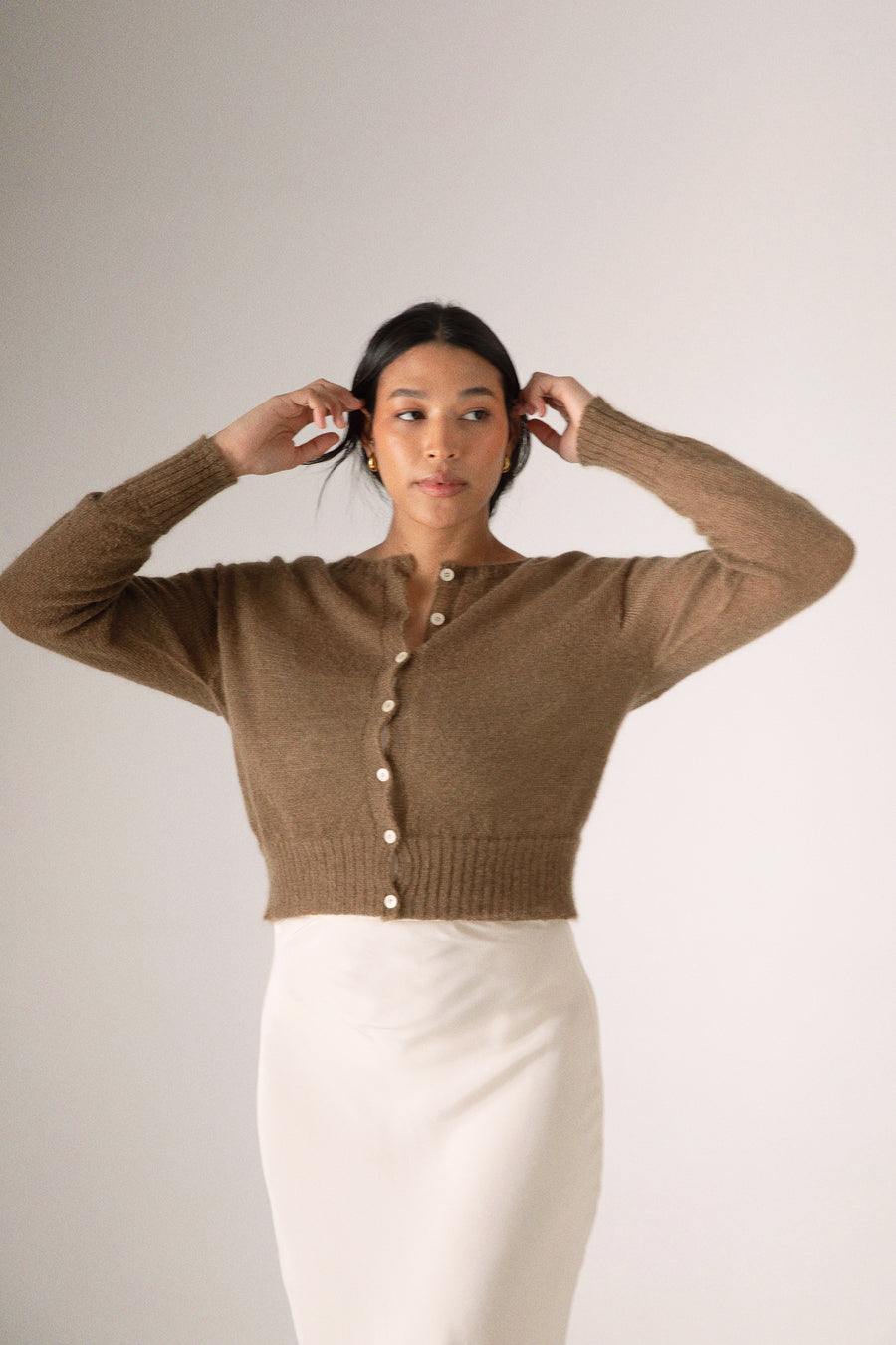 Fleur cardigan - Hazel