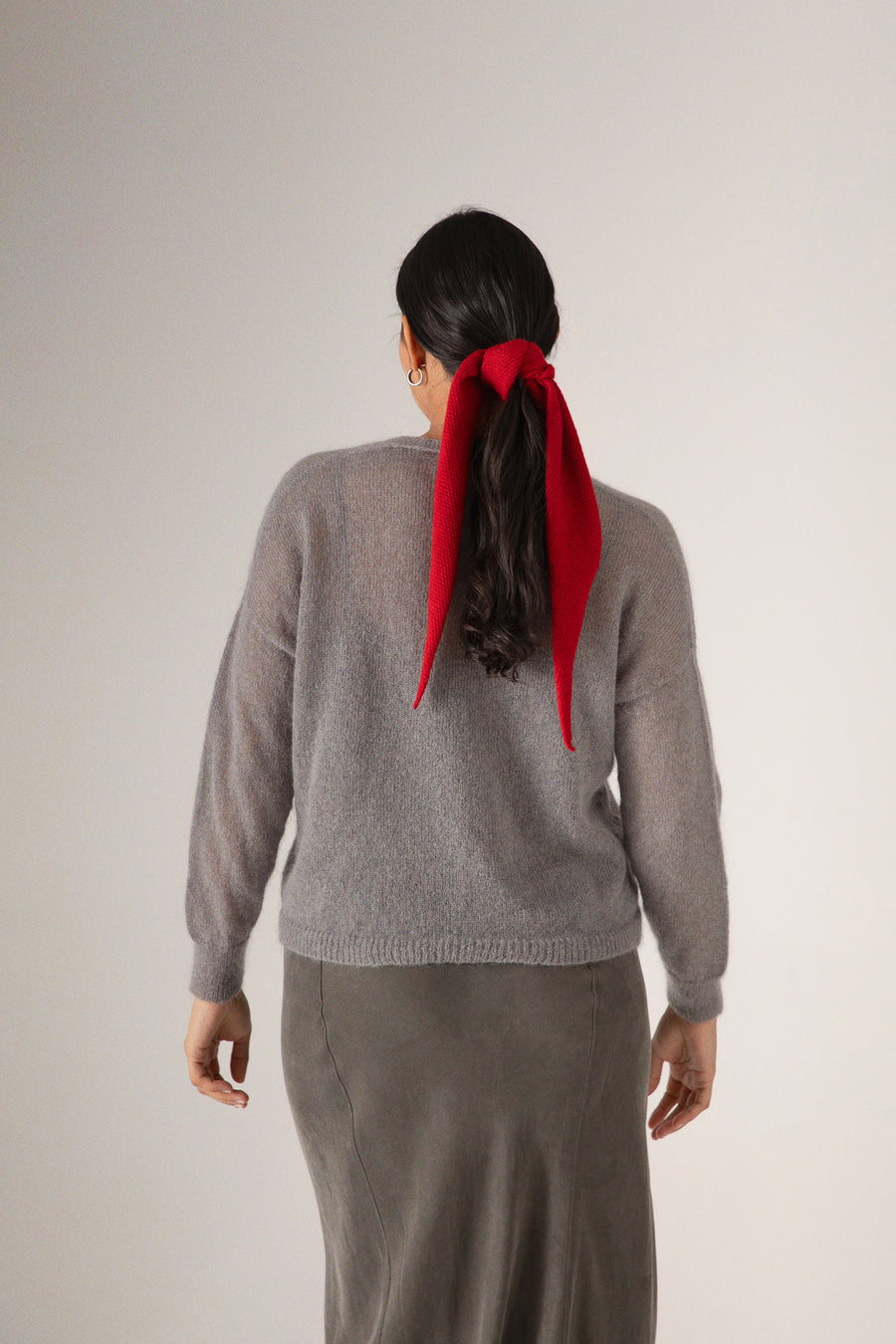 Daisy Scarf - Cherry