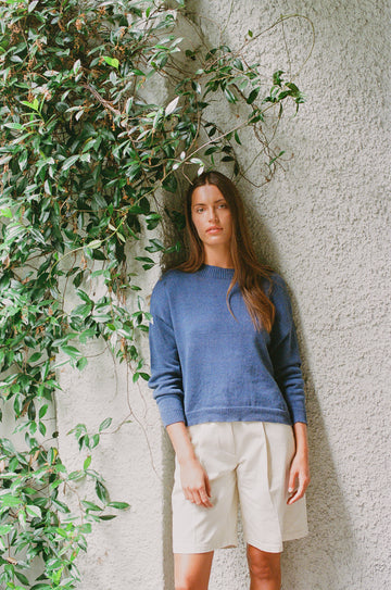 Pebble Knit - Fiord Blue