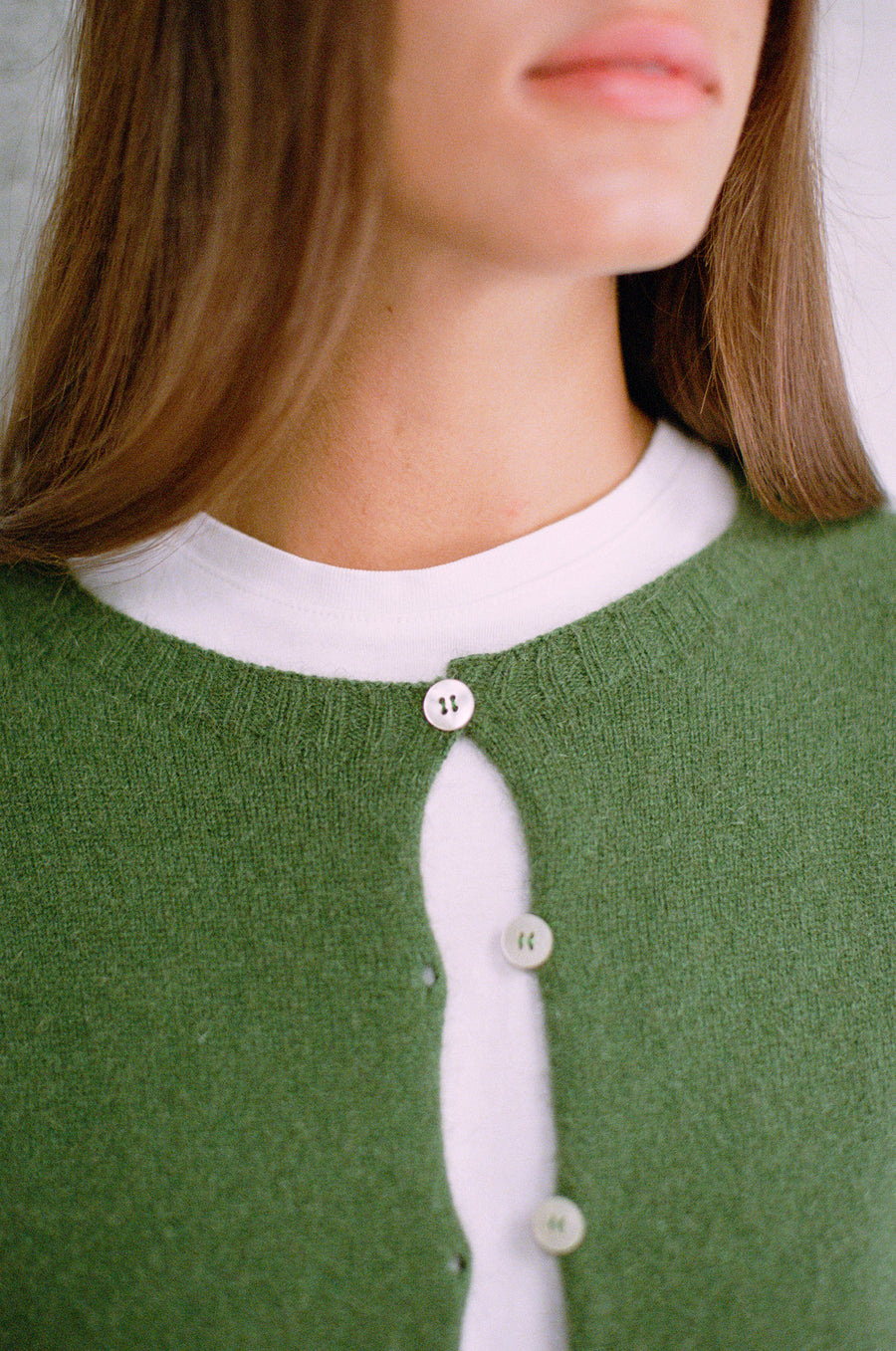 Dusk Cardigan - Herb Green