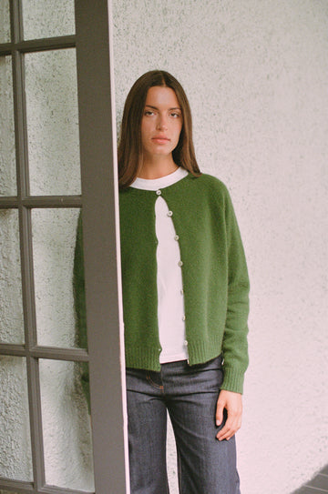 Dusk Cardigan - Herb Green