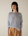 Feather Knit - Eggshell Blue