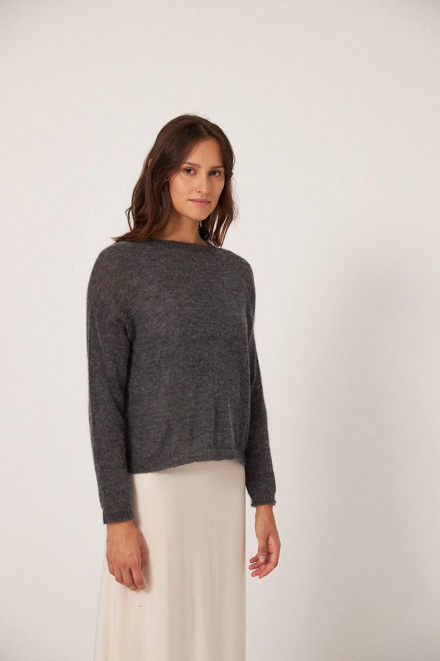 Feather Knit - Shadow Grey