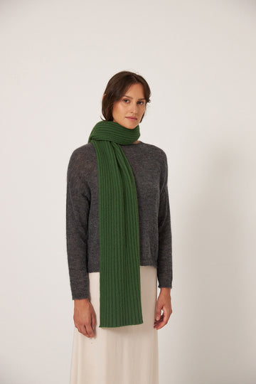 Ripple Scarf - Herb Green