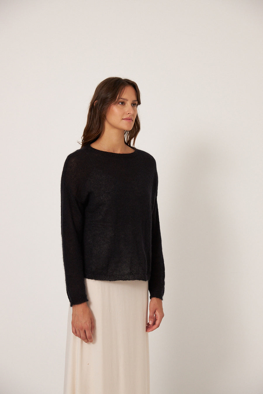 Feather Knit - Black