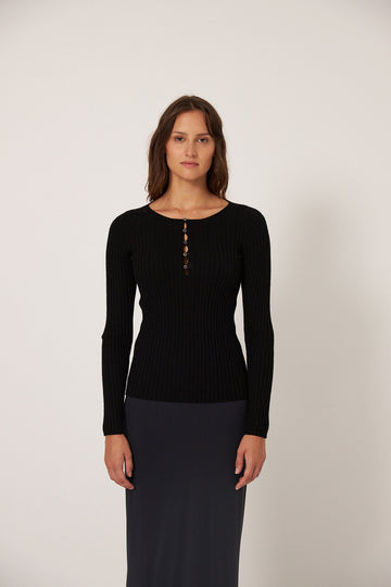 Form Top - Black