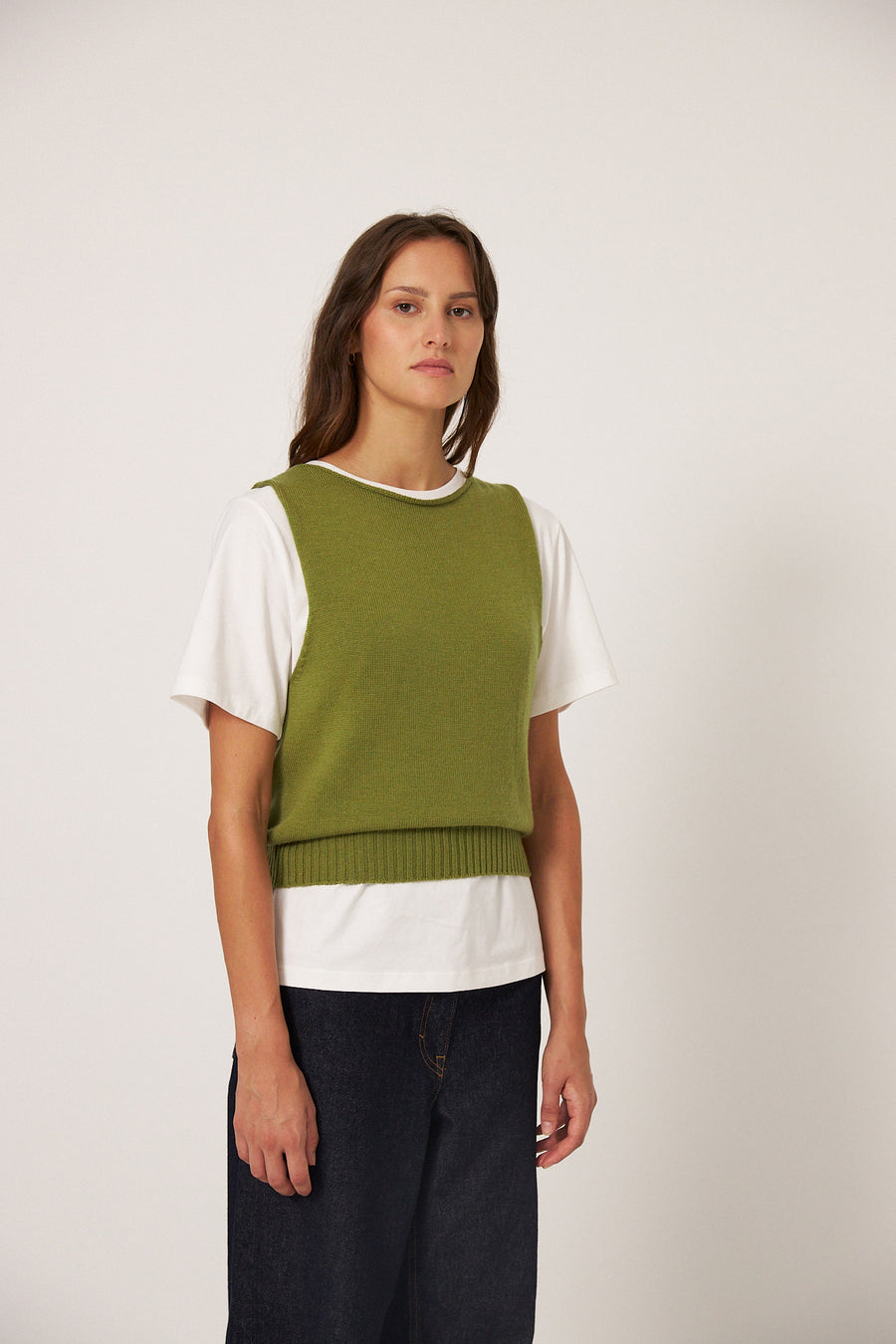 Star Vest - Peridot Green