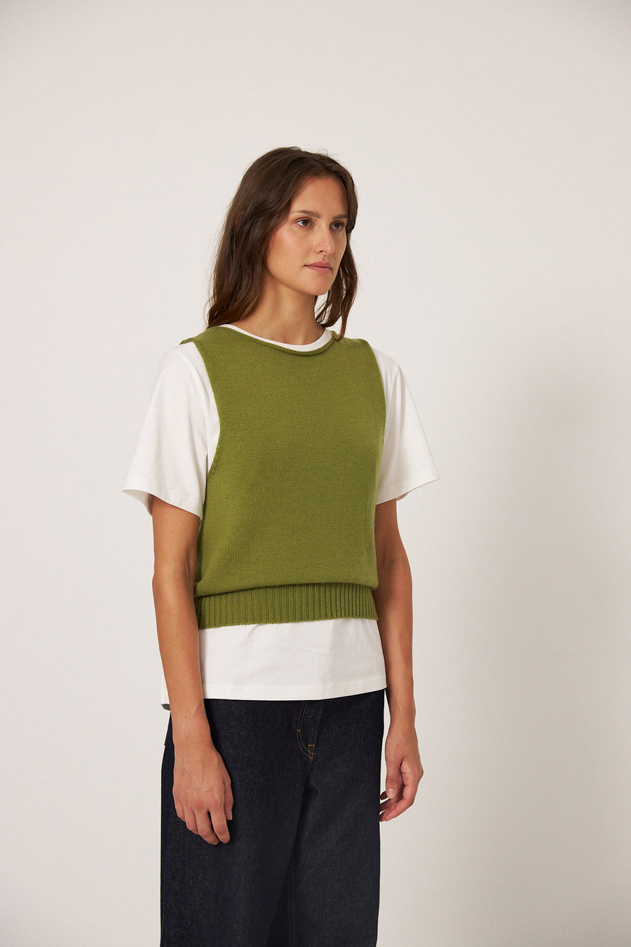 Star Vest - Peridot Green