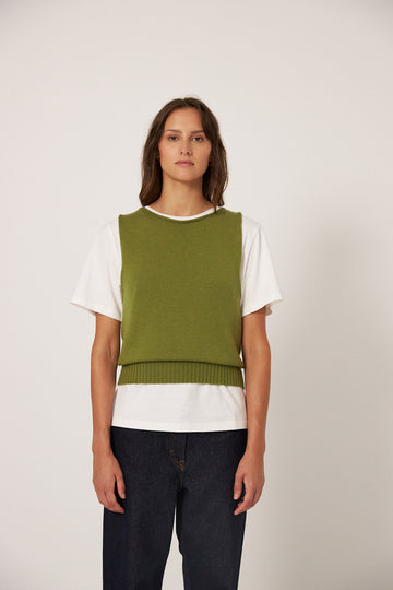 Star Vest - Peridot Green