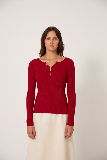 Form Top - Cherry