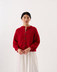 Loft Cardigan - Cherry