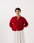 Loft Cardigan - Cherry