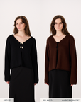 Entwined Bella Cardigan - Black