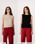 Posy Cotton Top - Black