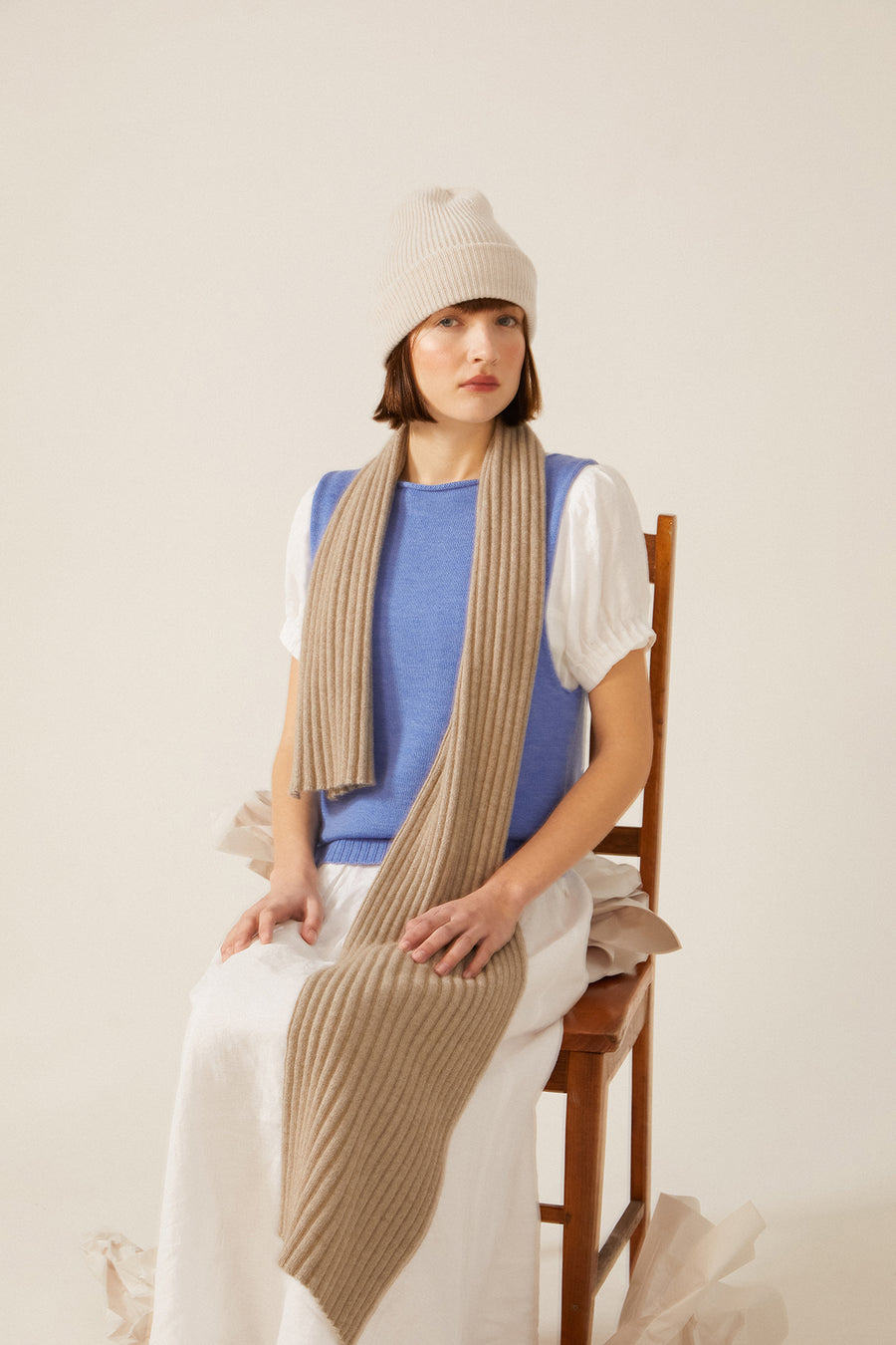 Ripple Scarf - Natural